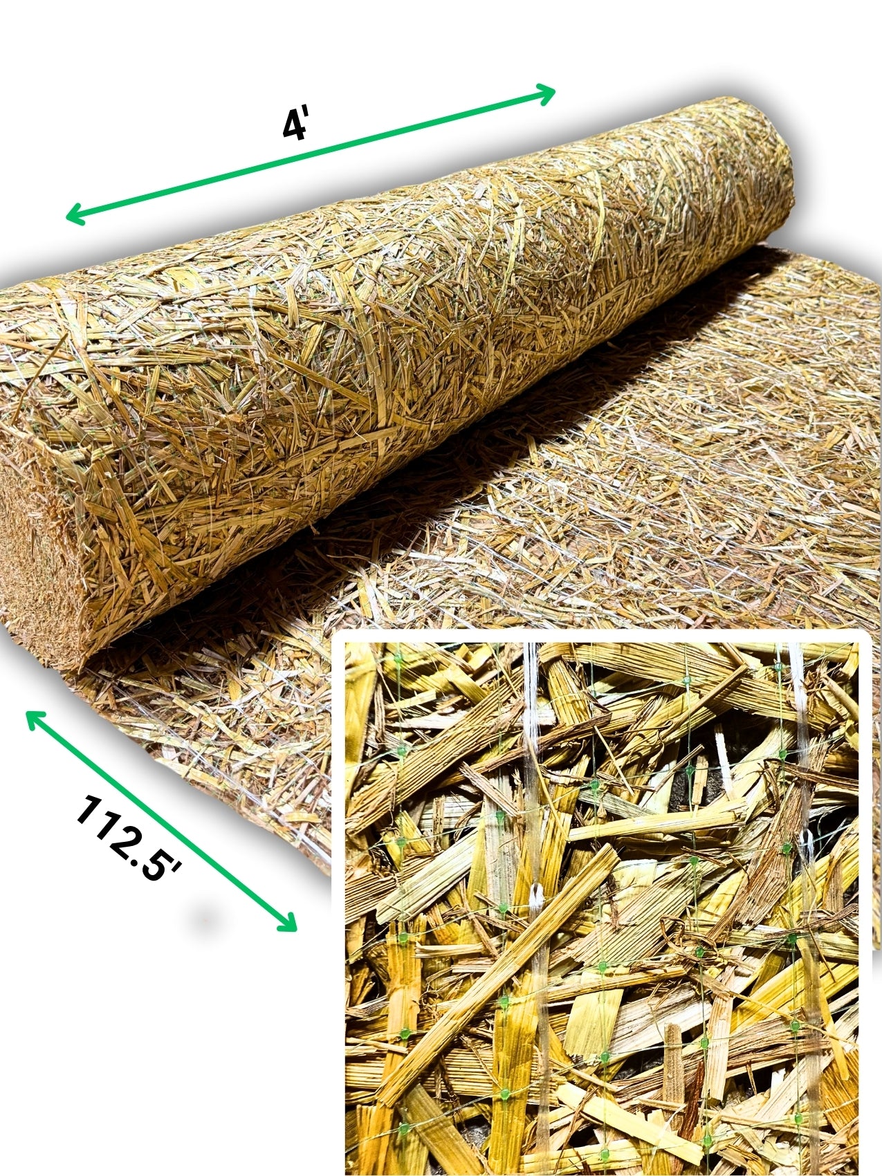 Erosion Control Blanket (double net straw)